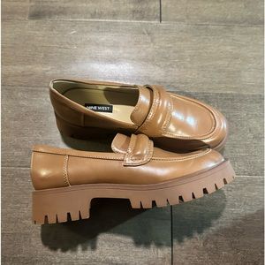 Nine West platform loafers